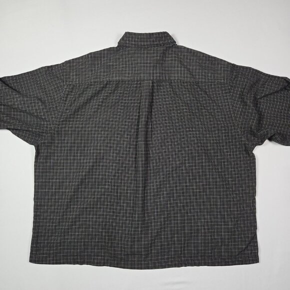 Van Heusen XXL Button Down Plaid Shirt Quiet Luxury Minimalist Streetwear - Picture 5 of 10